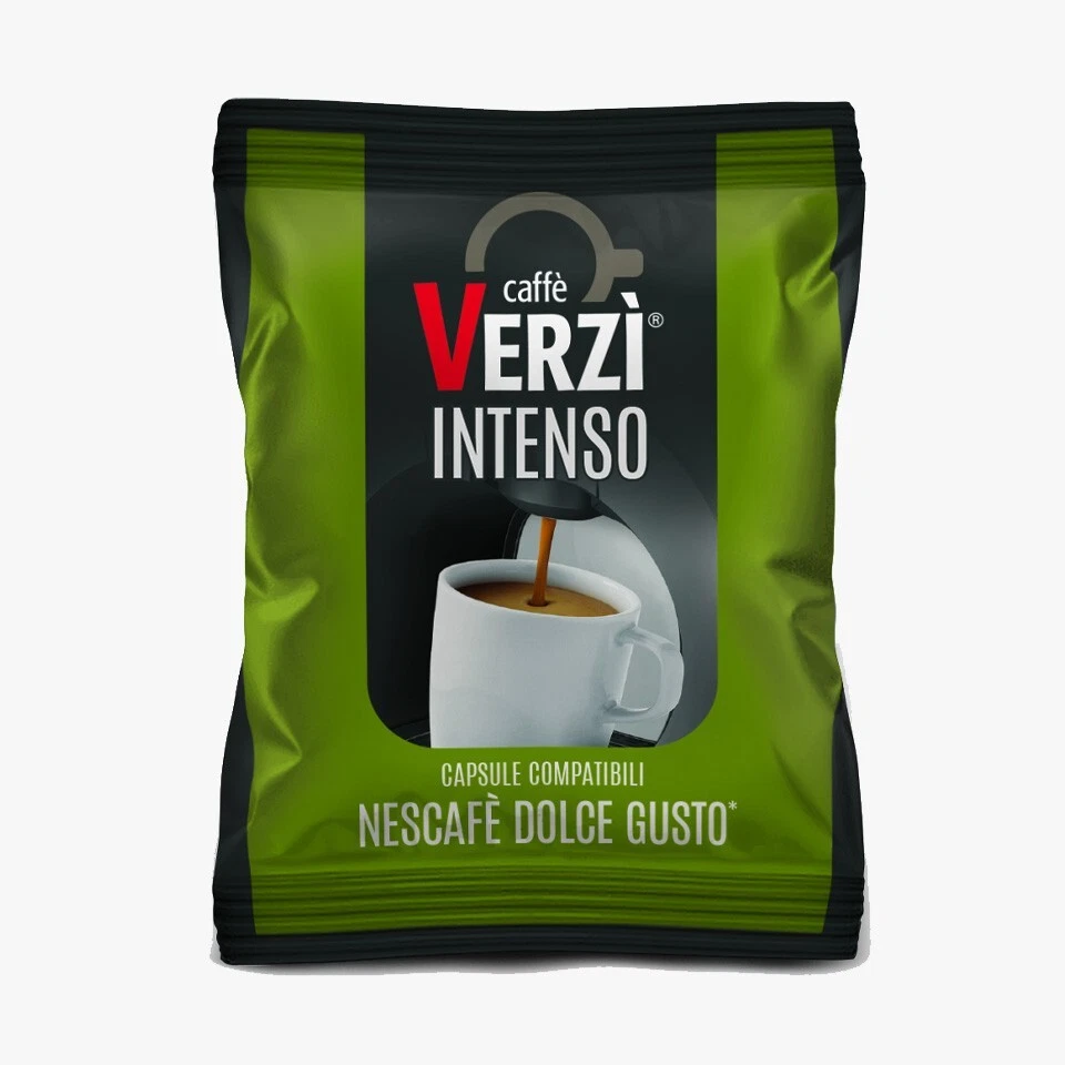 CAFFÈ VERZÌ 50 CAPSULE Verzì aroma INTENSO Compatibili DOLCE GUSTO