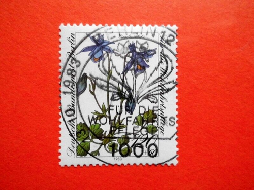 BM. Briefmarken Berlin 1983 Gefährdete Alpenblumen Mi. Nr. 706 FDC - Stempel