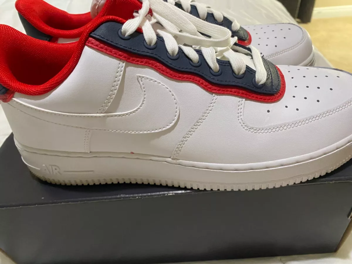 Nike Air Force 1 '07 LV8 1 (White / Red / Obsidian)