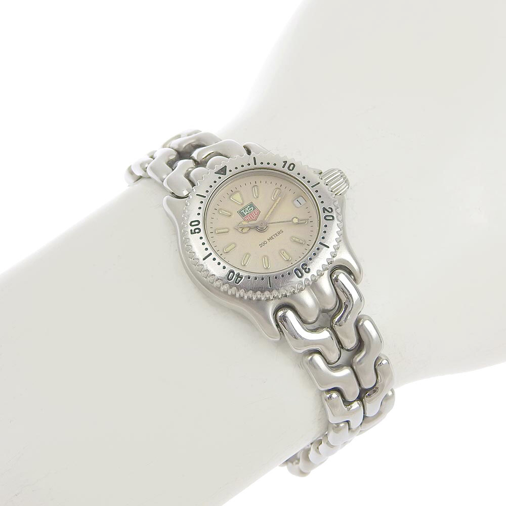 稼働 TAG HEUER S99.008M 腕時計 回転ベゼル レディース739 稼働 TAG HEUER S99.008M 腕時計 回転ベゼル レディース739