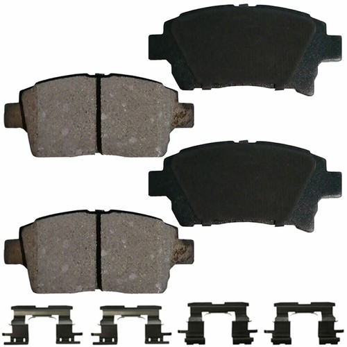 Front Ceramic Brake Pads W/Hardware For Toyota Prius Celica Echo Scion