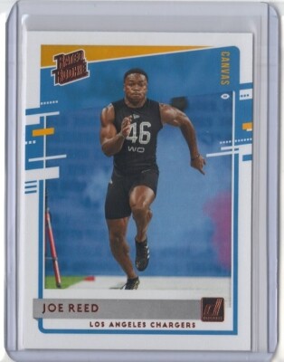 JOE REED 2020 Donruss RC Rated Rookie CANVAS SP #346 CHARGERS Cavaliers ...