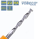 VOBECO VHM Fräser Z=2 für Holz, MDF, Acryl, poliert, Ø 3/ 4/5/ 6/ 8 mm, NEU