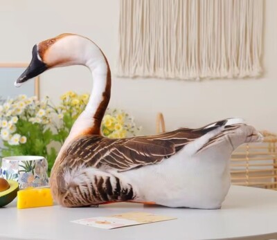 Goose Bird Printed Pillow 19'' Stuffed Animal Plush Toys Toddler Doll Kids Gifts