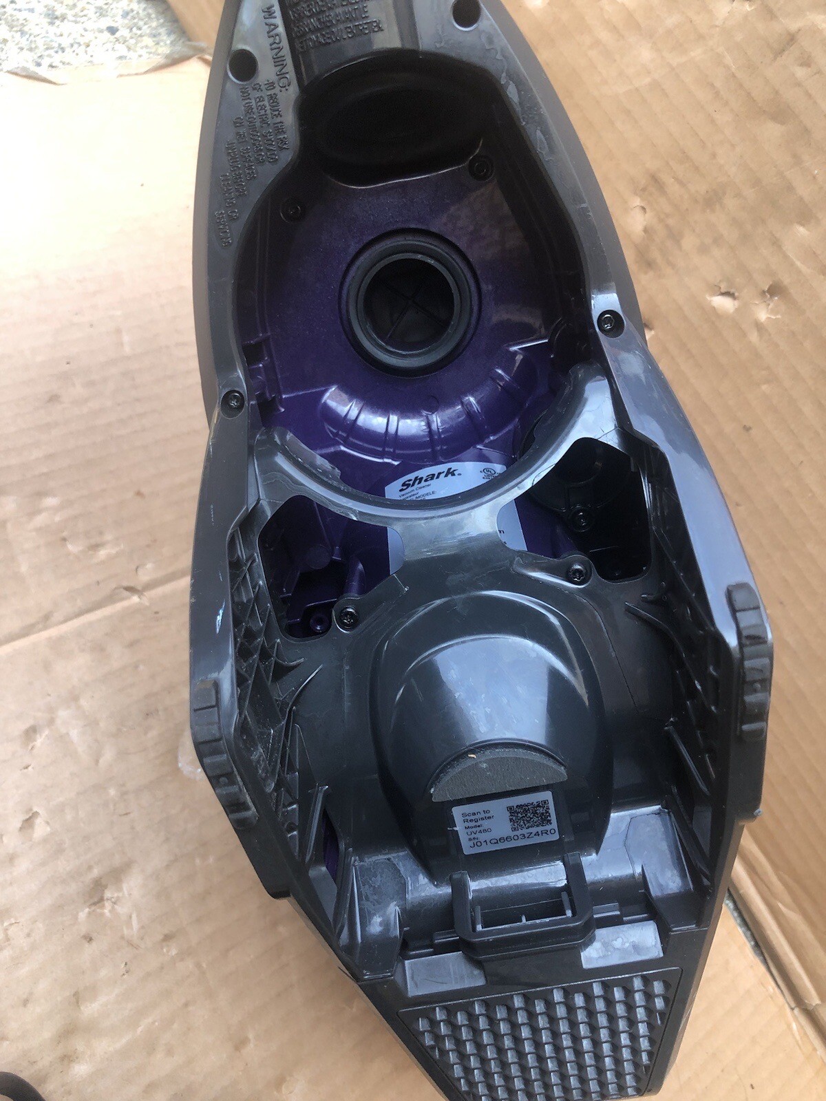 Shark UV480 Rocket DuoClean Corded Stick Vacuum Motor Body W/ Canister