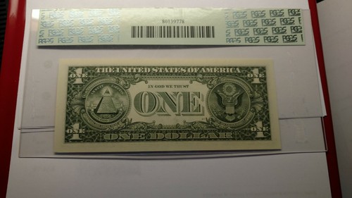 FR.1927-F*2001 $1 FW Federal Reserve Note PCGS gem New 66PPQ - Picture 6 of 6