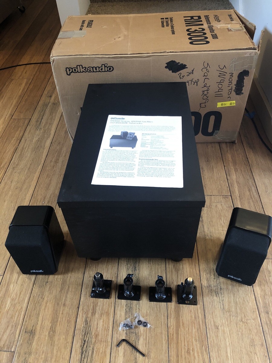 Polk Audio Reference Monitor Series 2, Satellites And SUB, Model