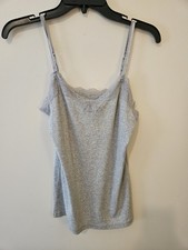 Old Navy Women's Gray Stretch Fitted Camisole Size Small