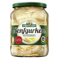Spreewaldhof Original SpreewäLder Senfgurken Mit SenfköRnern 720Ml