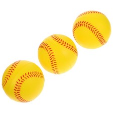 3pcs Pratiquez des balles de baseball de baseball PU Softballs Softballs pour