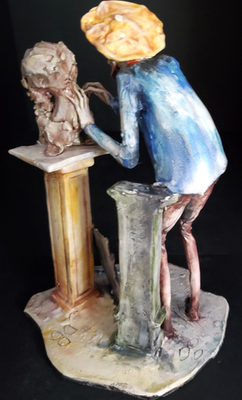 Lo Scricciolo SIGNED Toni Moretto Figurine ITALY VINTAGE | eBay