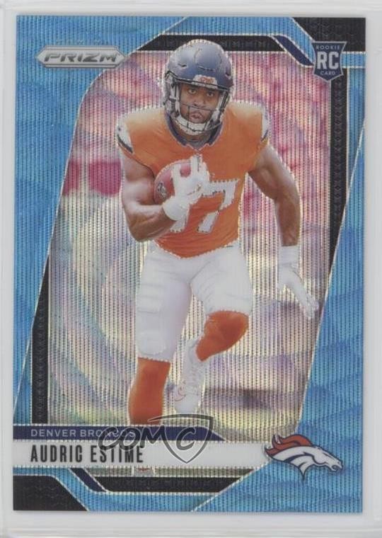 2024 Panini Prizm Rookies Blue Wave 155/230 Audric Estime #306 Rookie RC 19b1