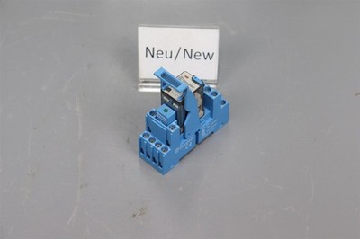 Finder 94.84.1 relay socket + finder 55.34.9.024.0040 plug relay unused