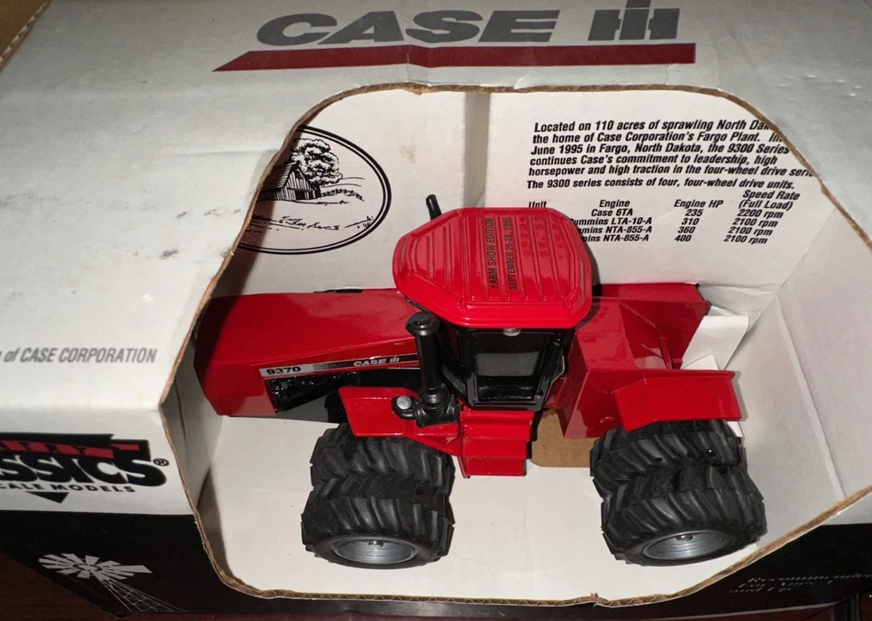 Scale Models 1/32 Case Steiger 9370 4WD Tractor 1995 Farm Show #FG-ZSM820 #204* - Image 2 of 3