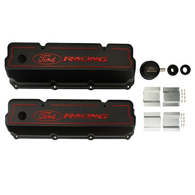 Ford M-6582-Z351B, Pair Valve Cover for Ford Racing Logo Ford Cleveland Modified
