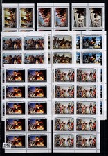 /// 10X RWANDA 1976 - MNH - WAR, AMERICA, MILITARY UNIFORMS - OVERPRINT