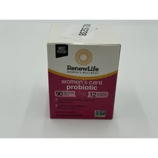 RenewLife Womens Care Probiotic 90 Billion CFU 60 Vegetarian Expiration 052028