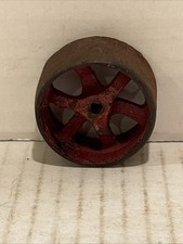 Vintage Cast Iron Toy Wheel Tractor Car Wagon 1.5  