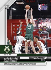 2025-26 Panini Instant NBA Bogoljub Markovic ROOKIE CARD 1/78 SP Bucks #24 RC