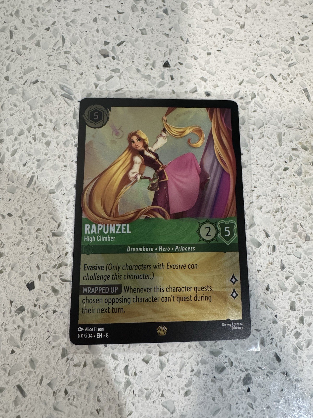 Rapunzel High Climber 101/204 Disney lorcana tcg Chapter8 Reign of Jafar FOIL Nm