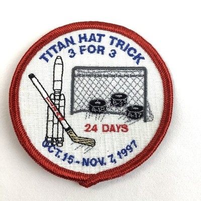 Titan Rocket Mission Patch Hat Trick October-November 1997 3 For 3 Launches