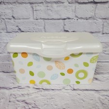 Huggies Empty Wipes Container Fall Leaves Dots