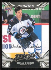 2022-23 Upper Deck MVP Factory Set Silver Script #236 Declan Chisholm SP