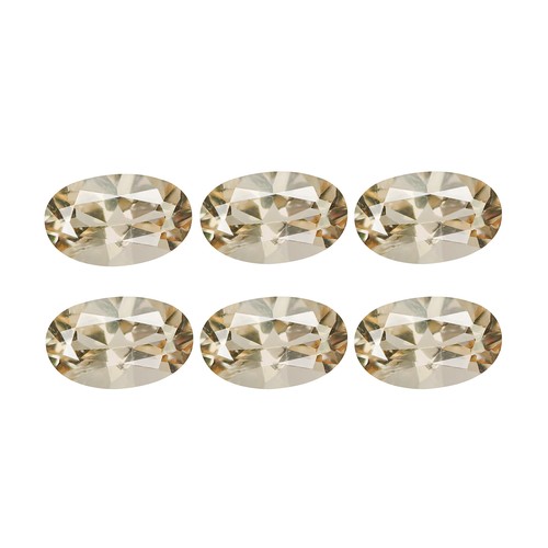 1.52Ct (6Pcs) Lot Shimmering Oval Cut 5 x 3 mm 100% Natural Pink Morganite