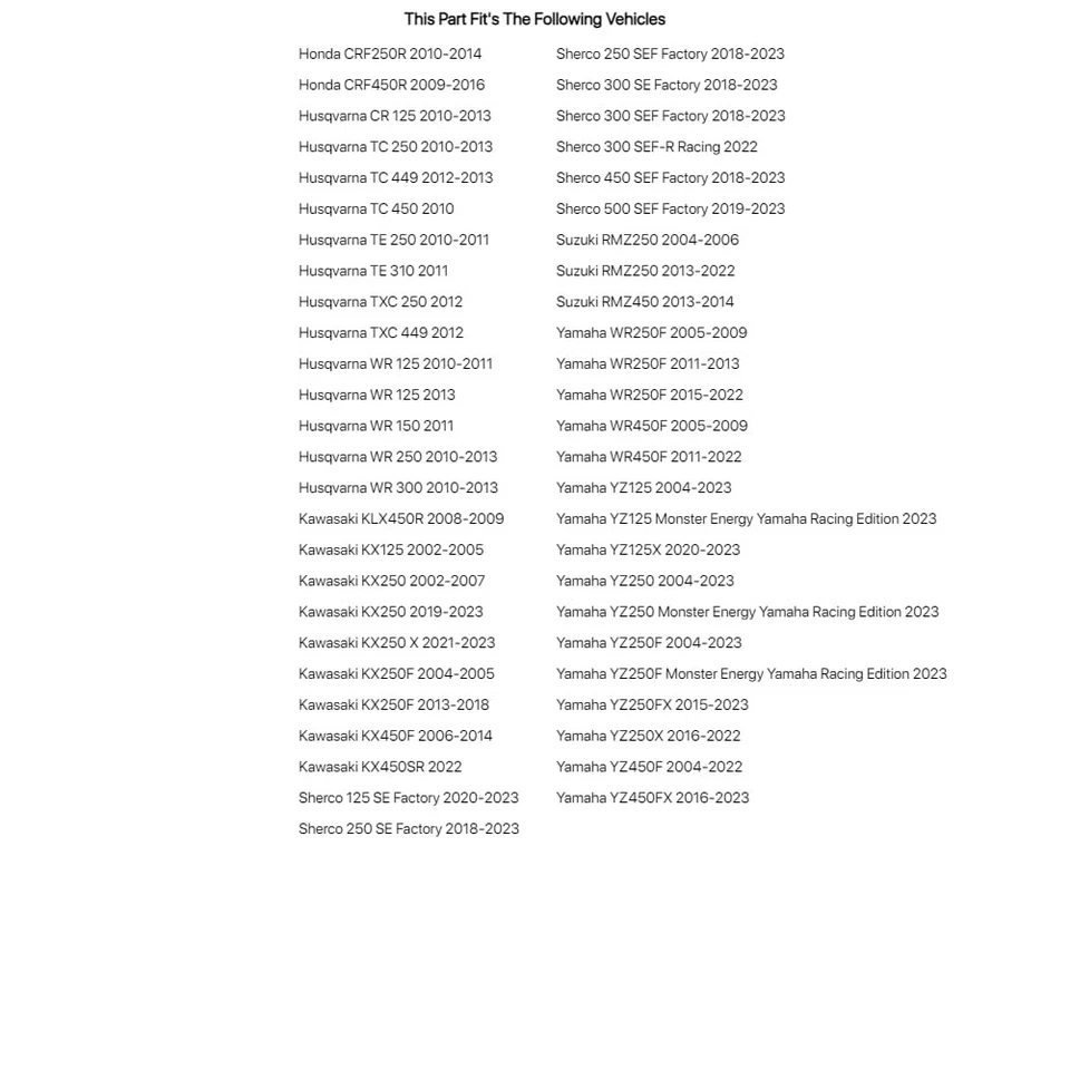 Pro X Fork Dust Seals For HUSQVARNA WR 250 2010-2013 - Image 3 of 4