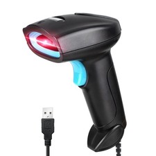 U1 USB 1D Wired CCD Barcode Scanner Reader Supports Screen Scan Store PC Mac