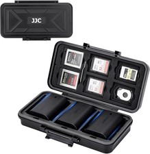 Multi-Function Camera Battery Memory Card Storage Case for 6 SD Card,6 CFexpr