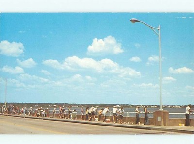 Pre-1980 FISHING SCENE Ocean City Maryland MD m/09 AF5627