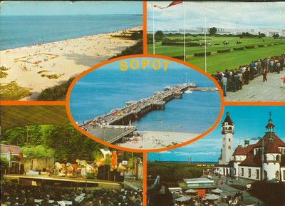 Poland - Polen - Polska - Pommern - Sopot - Molo - Plaza - different views