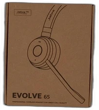 Jabra Evolve 65 Te (third Edition) Wireless Dual-ear Headphones