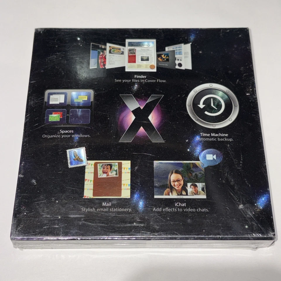 Apple Mac OS Version 10.5.1 Install DVD MB427Z/A +Manual & Stickers, Retail Pack - Image 2 of 3