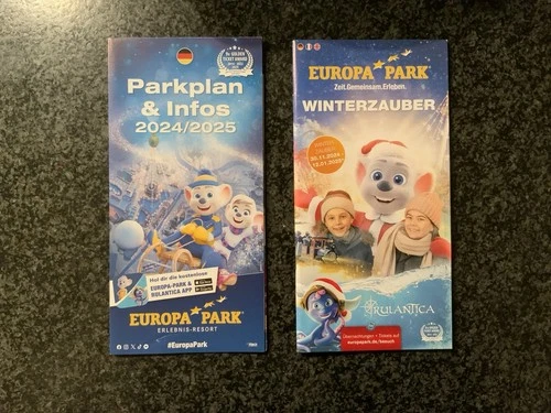 Parking plan and brochure Winterzauber Europa-Park Rust 2024/25