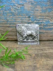 Small Antique One Piece Chocolate Mold Lion