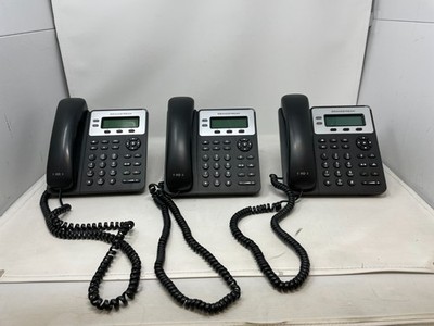 Lot: 3 Tested Grandstream GXP1625 VoIP Phone w/ PoE and Display