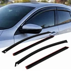 Window Visor Rain Guard 4pcs For Mercedes-Benz ML350 ML500 ML550 2006-2009 Smoke
