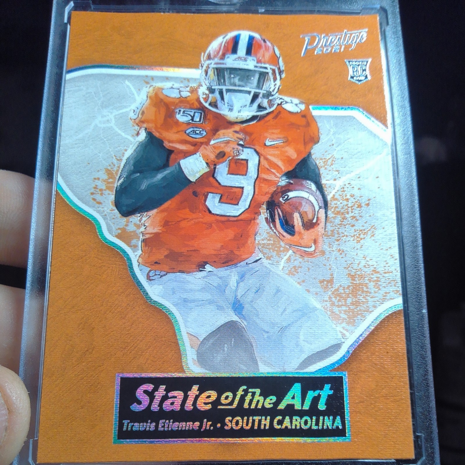2021 Prestige Football Travis Etienne State Of The Art Rare Case Hit SSP 🔥 Gem