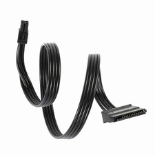 Q81 Mini 4-Pin To SATA Power Cable Adapter 35Cm 15-Pin For SSD HDD Lenovo