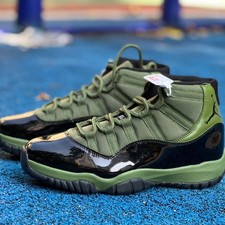 NEW Jordan 11 Retro Army Green Black CT8012-300 Men's All Size US 7-12