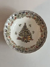 Queen’s Myott Factory Season’s Greetings Christmas 6.5” bowl