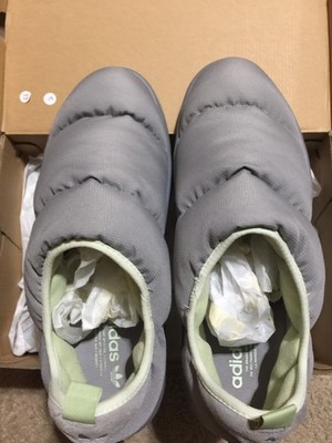 ADIDAS ORIGINALS PUFFYLETTE SLIP ON Casual Shoes GW9482 Gray U.S Men 12