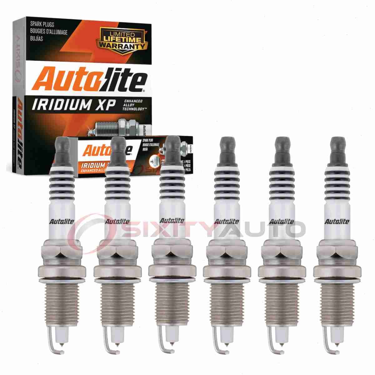 6 pc Autolite Iridium XP Spark Plugs for 1980-1983 Jeep Wagoneer 4.2L L6 km