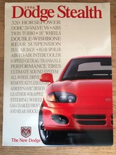 Dodge Stealth R/T USA Dealership Brochure 1996  UK FREE POST