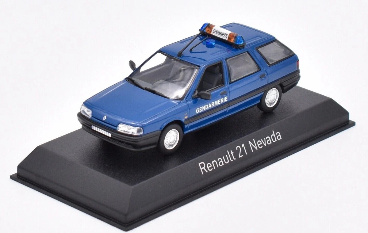 Renault 21 TXI De 1993, Miniature Ixo 1/43, Collection Salvat Argentine, Belle Argentée