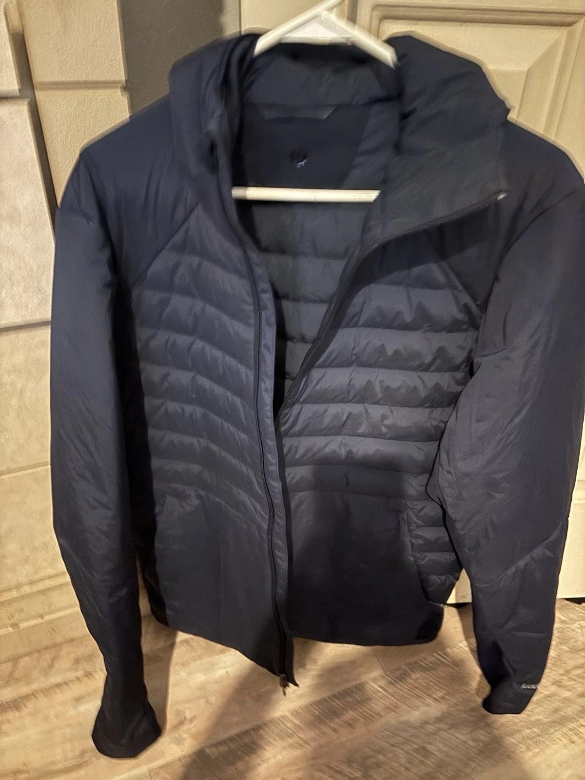 lululemon Hoodie Full Zip Puffer Jacket navy blue - product detail image 3