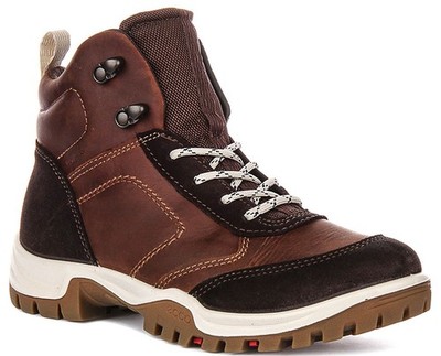 Ecco Xpedition Iii W Waterproof Lace Up Lined Womens Boots In Brown US 6 - 12