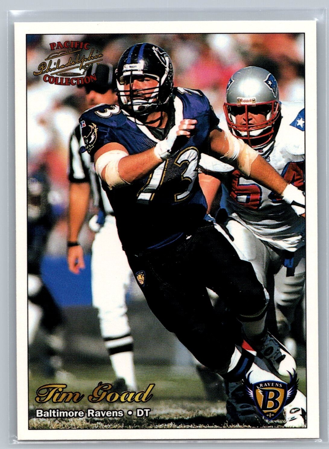 1997 PACIFIC COLLECTION CARD # 29 Tim Goad - Baltimore Ravens